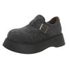 Thick-soled velvet warm Birkenstocks winter new woolen cotton shoes small snow boots