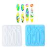 Earring Molds with Holes Hand-Making Accessories Silicone Material for Earrings