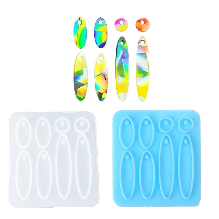 Earring Molds with Holes Hand-Making Accessories Silicone Material for Earrings