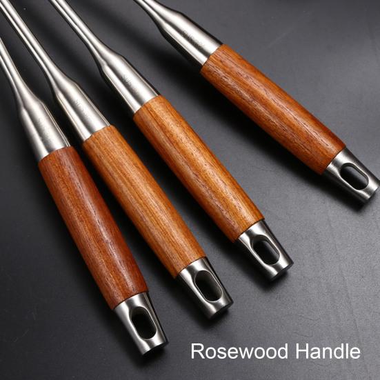 Schaumlöffel Ergonomisches Design Hitzebeständiger Edelstahl Tragbarer Kochsieblöffel Haushaltswaren