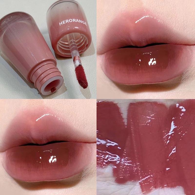 HERORANGE Clear Mirror Lip Glaze: Moisturizing, Plumps, Brightens, Perfect for Summer. 2.5