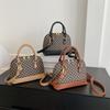 Novelty Shell Shape Shoulder Bag Soft PU Leather Mobile Phone Bag Fashion Women's Crossbody Bag