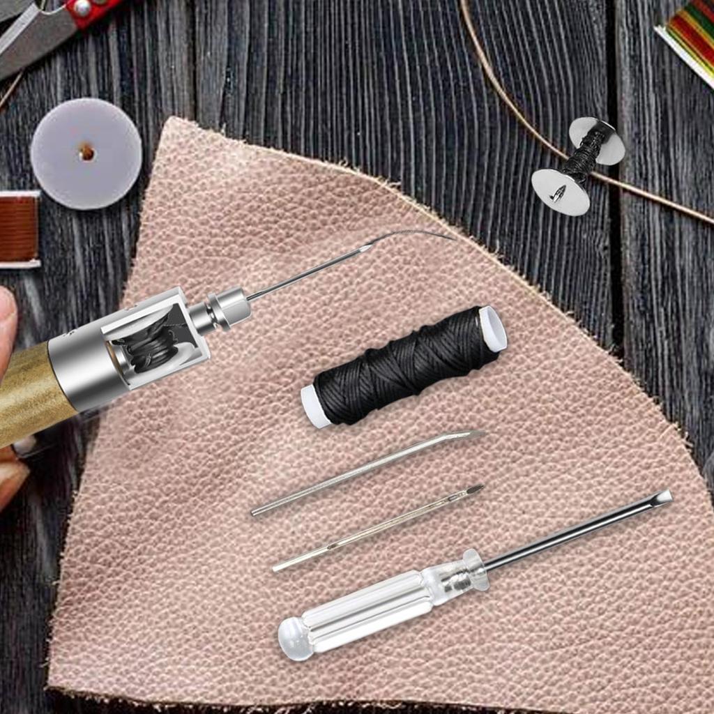 Leather Working Tools Professional Heavy Duty Leather Tools Sewing Supplies For Seat Sofa Purse Bag Tent Couch Boot Book Coat