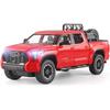 1/24 Toy Trucks for Boys Toyota Tundra Diecast Metal Model Toy Pickup Truck Pull Back Car Model with Light and Sound Toy Trucks for Boys Age 4-7