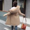 Winter Jacket  New Women Parka Clothes Long Coat Wool Liner Hooded Jacket Fur Collar Thick Warm Snow Wear Padded Parka