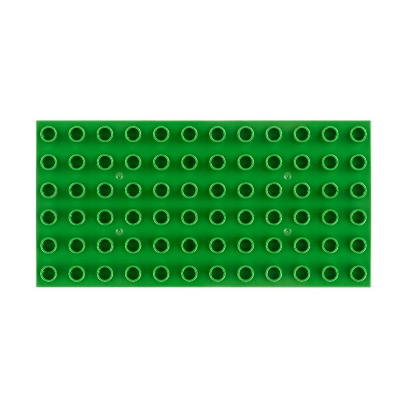 6x12 Dots  Building Block Set BasePlates for Big Size Block Bricks Plate Assembly Brick Base Plate Compatible with  Duplo Block Bricks