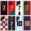 FootBall SuperStar Number C 7 10 Phone Case For Samsung Galaxy S23 S24 S25 Edge S26 Ultra S22 + S21 Plus S20 FE Cover Silicone P