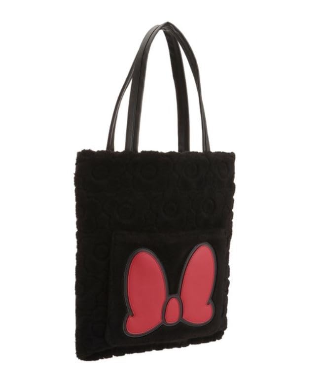 

Mary Quant Disney Mickey Mouse Ribbon Design Boa Tote Bag (Black)