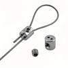 10PCS Adjustable Wire Rope Clamps, Multi-Hole Safety Wire Rope Clamps, Multipurpose Locking Fasteners