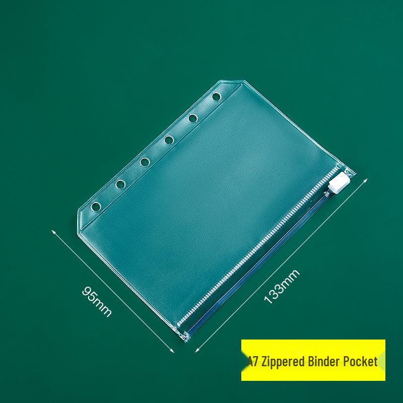 Clear PVC Bag for A6 Planners, A5 Storage, B5 Loose-leaf, Document & Card Holder