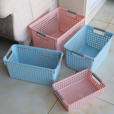 Star Moon Rectangular Plastic Storage Basket for Sundries