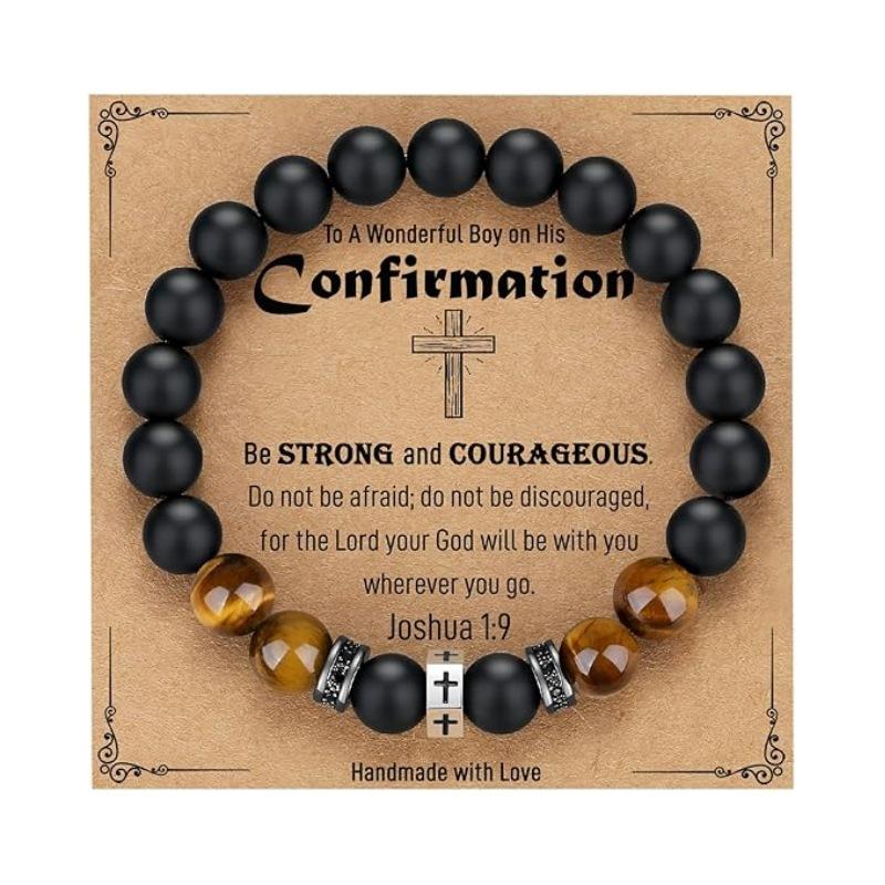 JYL TS Bracelet  Men's Hexagon Cross Eye Adjustable Invokes Protection