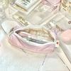 Large Capacity Pencil Case Zipper Solid Color Students Stationery Pouch Stationery Storage Multi-function Pen Bag