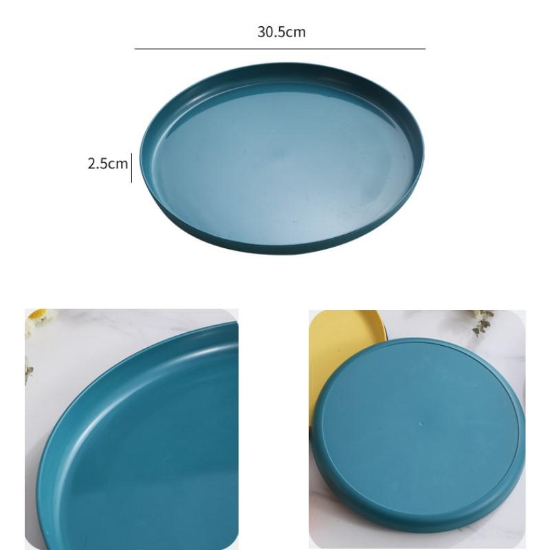 Inyahome Set of 1/4/6 Plates Children Plastic Plates Dishes Reusable Dishwasher BPA Free Plates Perfect for Kid and Toddlers