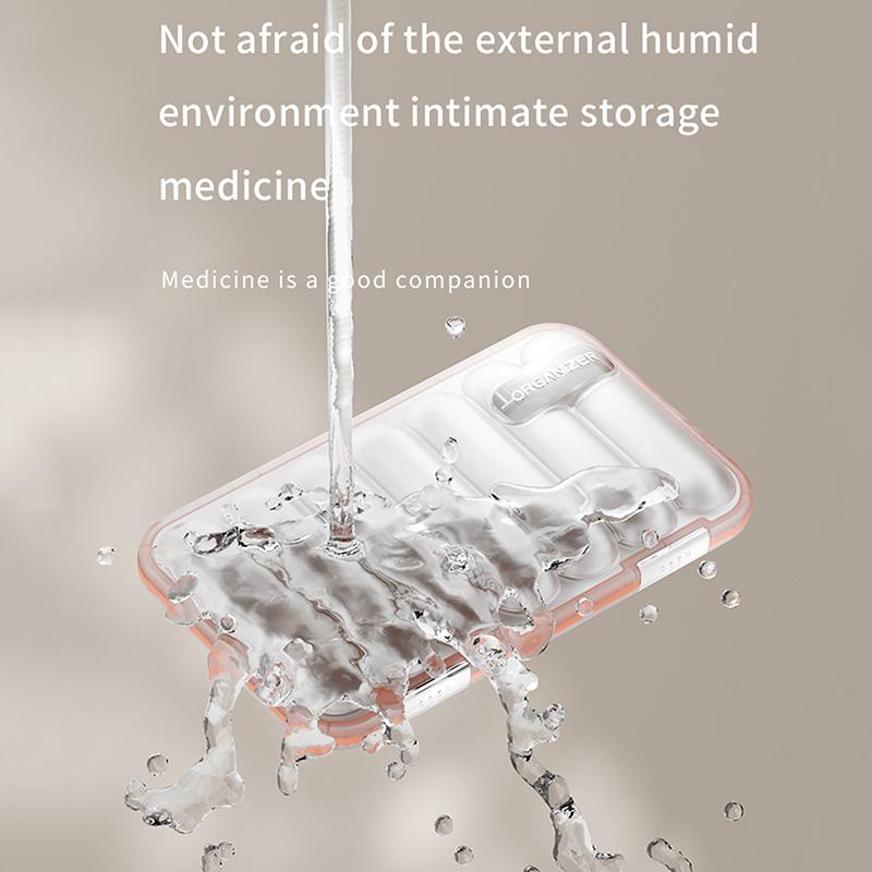 Portable 21/28 Grids Weekly Pill Box Medicine Dispenser Tablet Organizer Storage Boxes 7 Days Compartment Pill Case Container