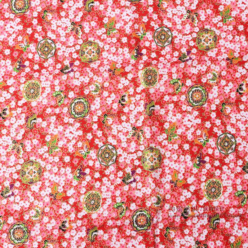 

Японская хлопковая ткань с изображением цветущей вишни для подарочной коробки ручной работы и кимоно