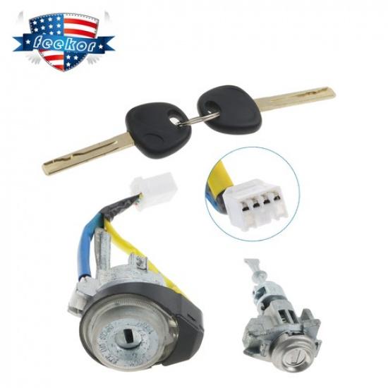 Car Ignition Starter Switch & Door Lock W/2 Keys for 2011-2015 Kia Optima