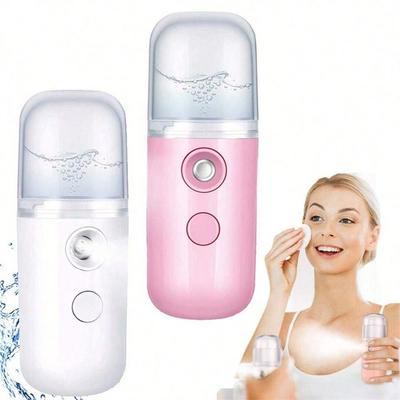 30ml Mini Párologtató Hordozható Újratölthető Kicsi Vezeték nélküli Nano Személyi Arcpermetező Hűvös Pára Készítő Ködképző Párologtató