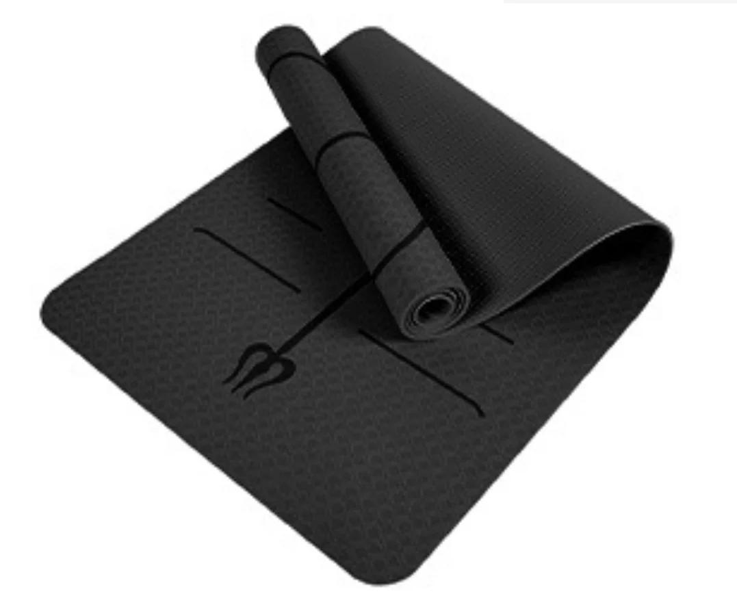 TPE Silent Shock Absorption Non-slip Dance Home Yoga Mat Thickened Widened Yoga Mat