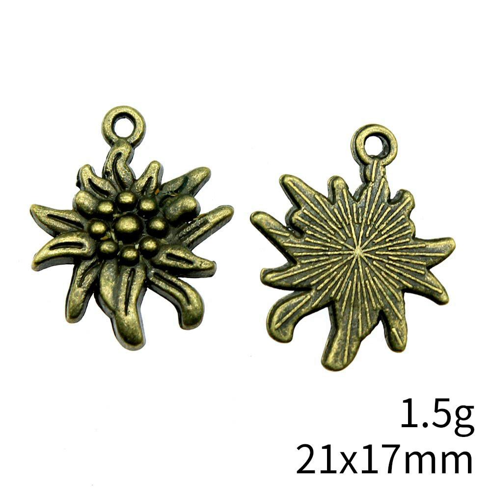 Gifts For Women Charms Italian Bracelet Small Flower Charms Pendant Ornaments For Home Phone Pendant
