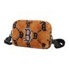 New MLB Monogram Collection Polyester Camera Bag Shoulder Bag Crossbody Bag Regular Unisex Brown 3ACRM1026-43BRD