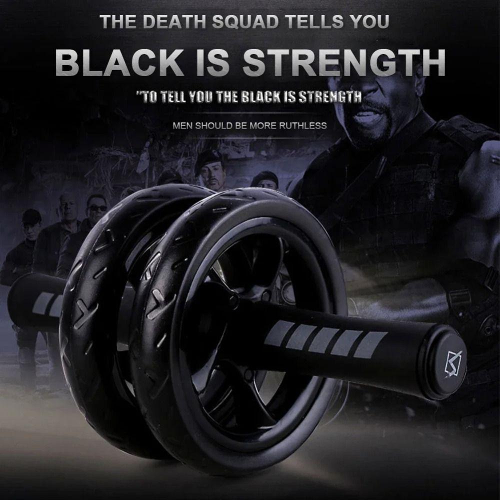 Thicken Abdominal Workout Roller Strong Load Bearing Abdominal Exercise Wheel AB Roller  Home Gym