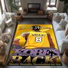 Kobe Customized Name Carpet Perfect For Kitchen Outdoor Hallway Foyer Antislip Rug Anime Office Decor Wedding Party Gift