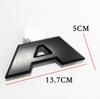 Black RAM Grille Badge for Dodge Ram Pickup: ABS Self-Adhesive Letter Decoration