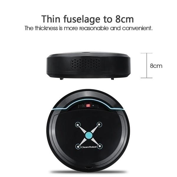 Automatický robotický vysavač Chytrý zametací robot Čistič podlahové špíny prachu vlasů