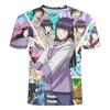 3D Anime Graphic Print Men's T-Shirt, Short Sleeve Summer Casual Streetwear Top