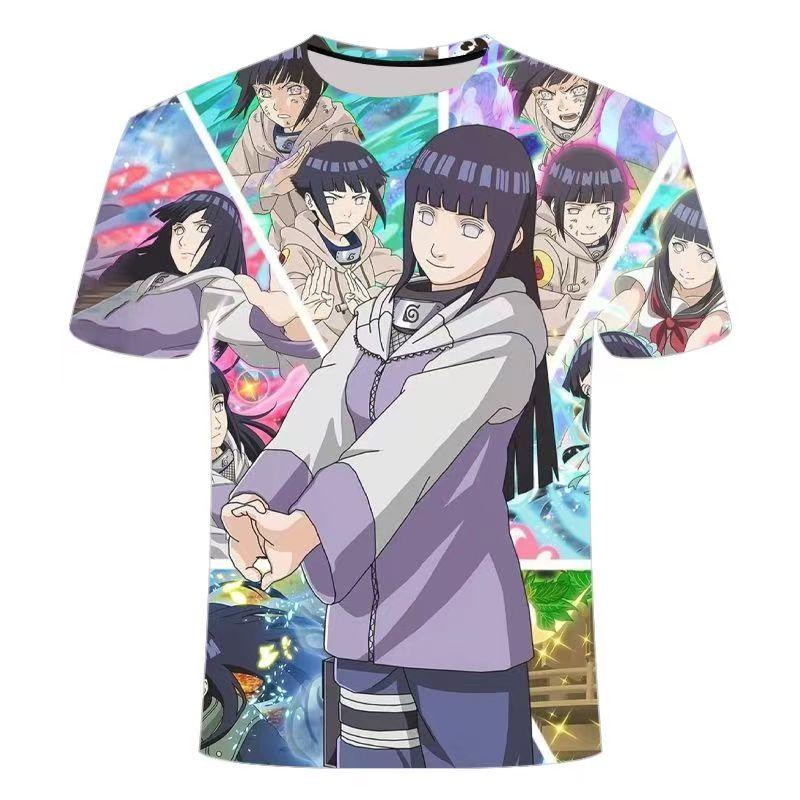 3D Anime Graphic Print Men's T-Shirt, Short Sleeve Summer Casual Streetwear Top