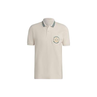 Polo à Manches Courtes avec Logo et Rayures pour Homme Hauts Blanc HR7898