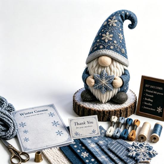 Yousheng DIY Patchwork Meeresbewohner Puppen-Set, Handgemachtes Patchwork-Zwerg Nähset für Heimdekoration, Stoff Cartoon Drachen Patchwork Bastelsets für