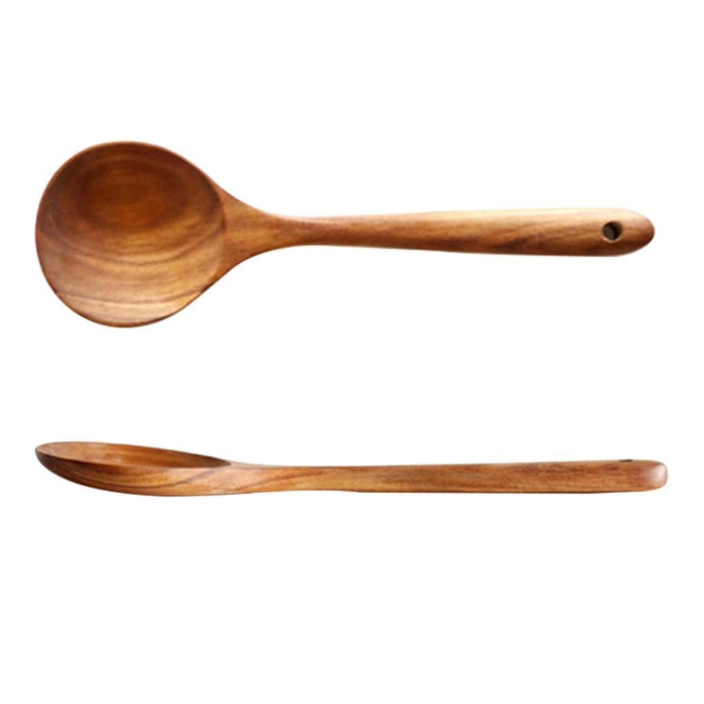 Holzspatel Schöpfkelle Sieb Kochutensilien Set Küchenbedarf Kochen