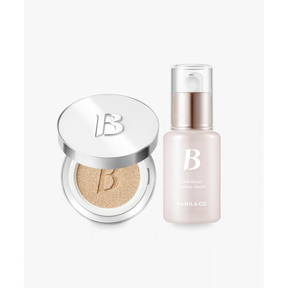 

Banilaco Covering Ultimate White Cushion Ad+ Dew Makeup Serum NEW WHITE CUSHION 17N PAIR+MAKEUP SERUM