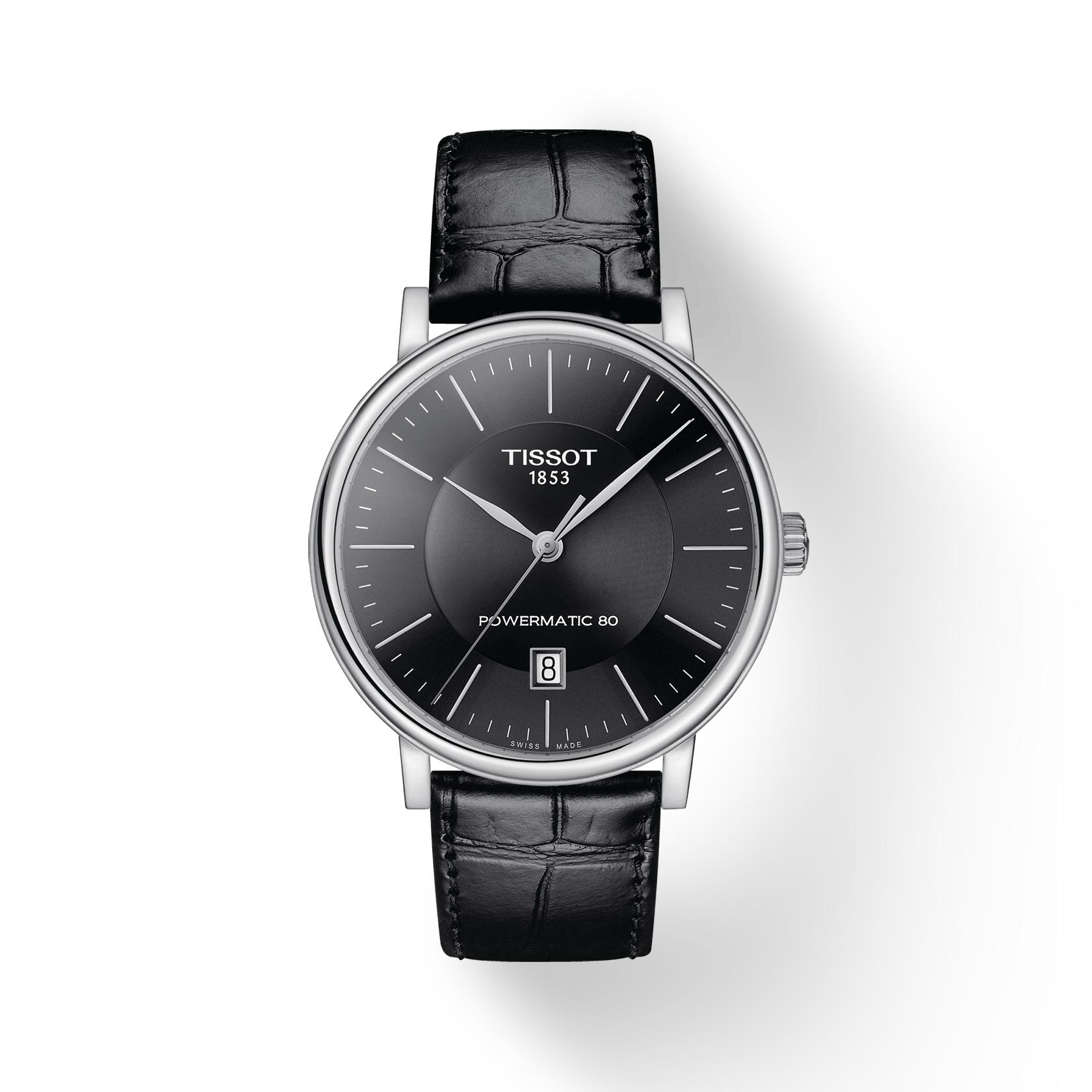 

Tissot Leather Strap black Dial Men s Fashion Watch T122.407.16.051.00 чорний
