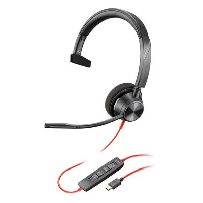 Poly Kablolu Kulaklık BlackWire 3310 Bağlantı Gürültü Önleme Mikrofonlu Hafif Yıl Üretici Gürültü Önleme Plantronics Polycom 8G0X2AA