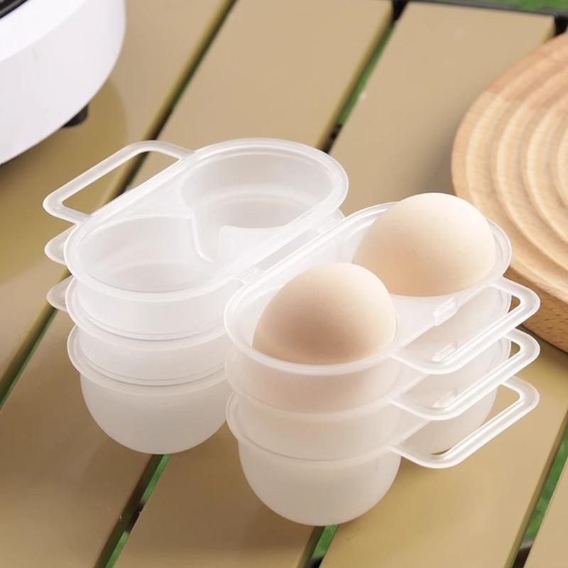 5/10Pcs 2-Cell Outdoor Portable Egg Box Plastictray Refrigerator Egg Storage Box Shock-Absorbing And Anti Drop