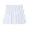 High Waist Gray A-Line Pleated Skirt for Women - Elastic, Slimming, and Lengthened for Year-Round Style