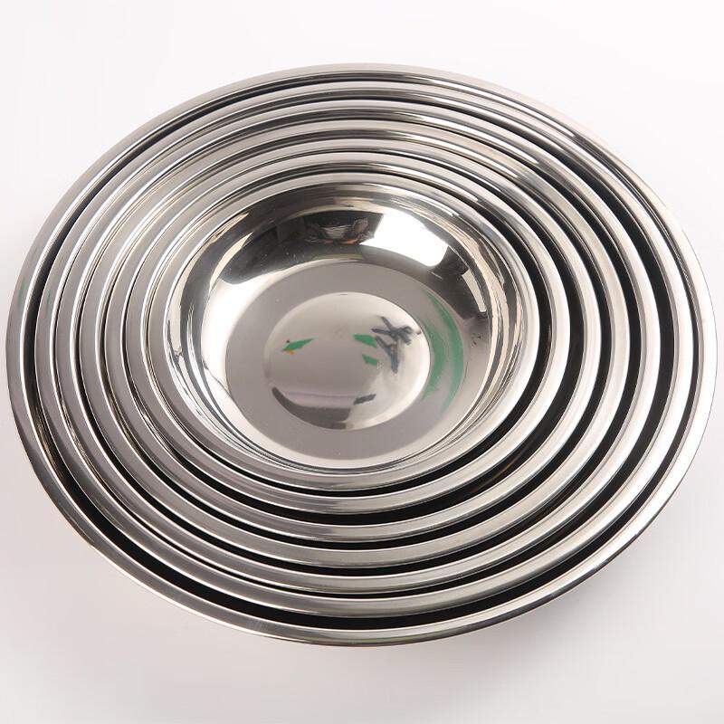 Ru Han Thickened Stainless Steel Round Plate