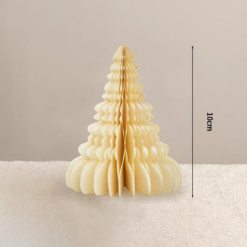 2026 Christmas Tree Honeycomb Ball 3D Folding Christmas Tree Ornament Desktop Decoration  for Xmas Navidad Happy New Year Decor