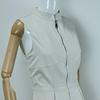 2025 Spring Women's Sleeveless Solid Color Dress with Zipper Waist and Pockets