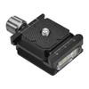 Aluminum Alloy Quick Release Plate Clamp Adapter with QR Plate 1 4 Inch Screw Connector Built in Bubble Levels for with