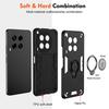 For TECNO Camon 30 4G Case Slide Camshield Kickstand PC+TPU Phone Cover