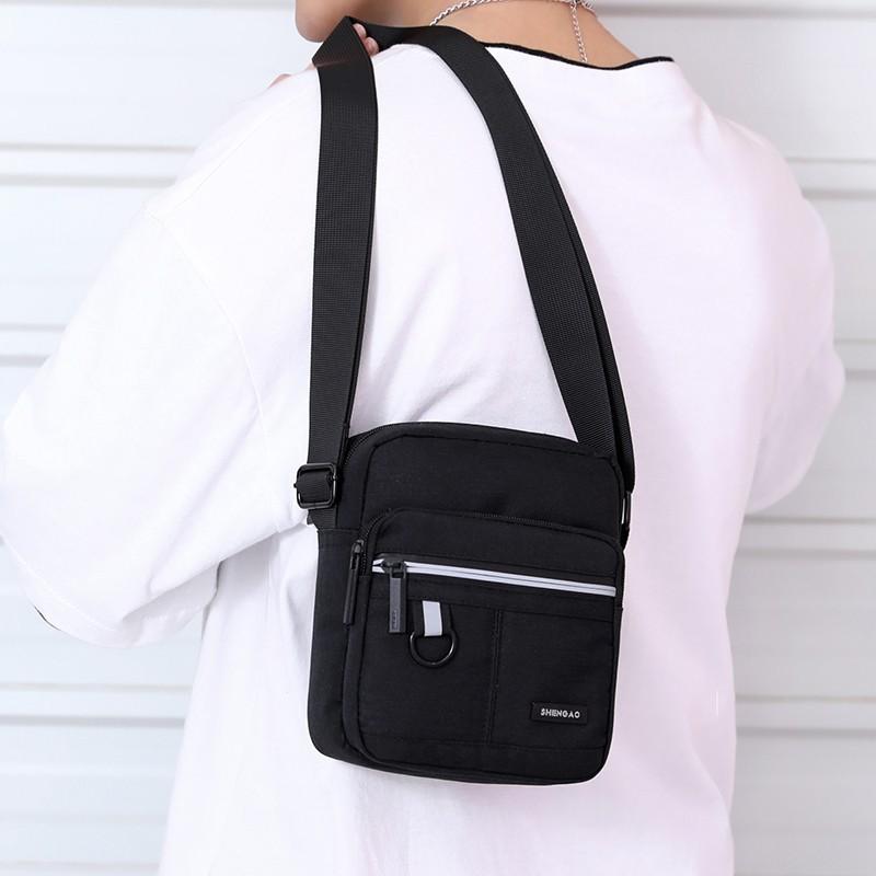 Herren Casual Umhängetasche Mehrere Taschen Schultertasche Große Kapazität Reise Messenger Bag Leichte Outdoor Brusttasche