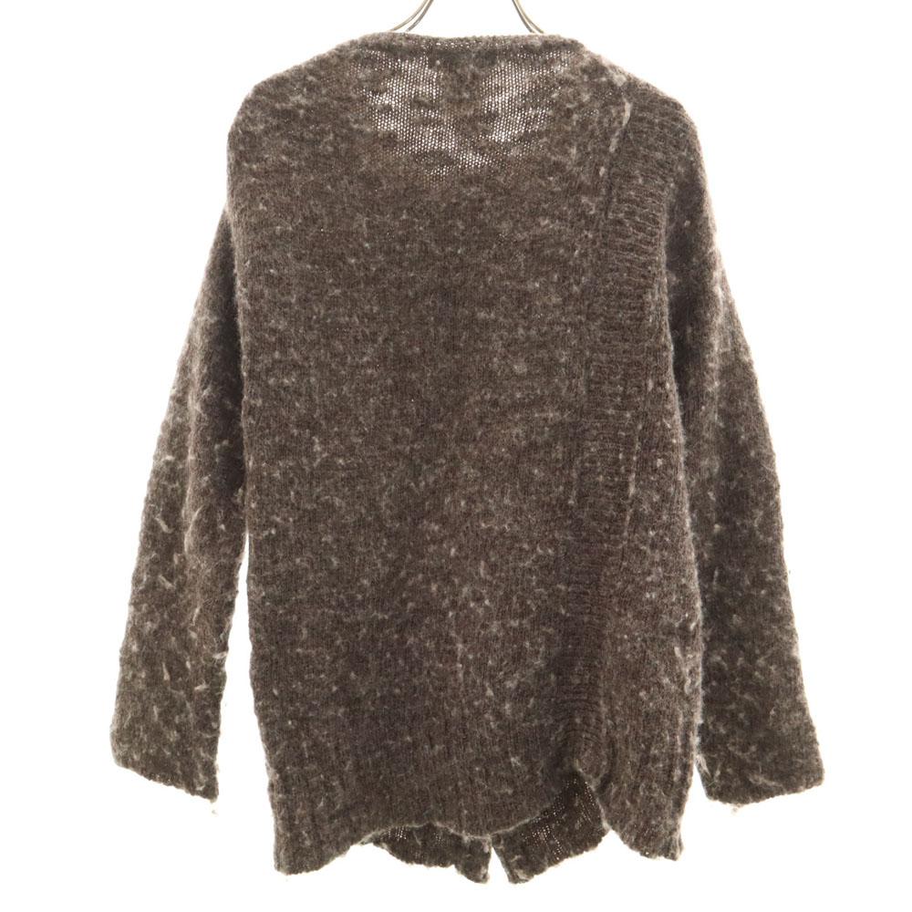 Y's Made In Japan Long Sleeve Knit Cardigan 2 Brown Youji Yamamoto Men's Used