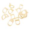 12pcs Oval Finger Splints 6 Sizes Strong Support Stretching Relaxing Oval Trigger Finger Splints for Mallet Arthritis Straightening
