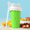 500 ML DIY Quick-Frozen Summer Smoothie Cup Large Capacity Cooling Milkshake Bottle Squeeze Portable Slushy Maker Cup