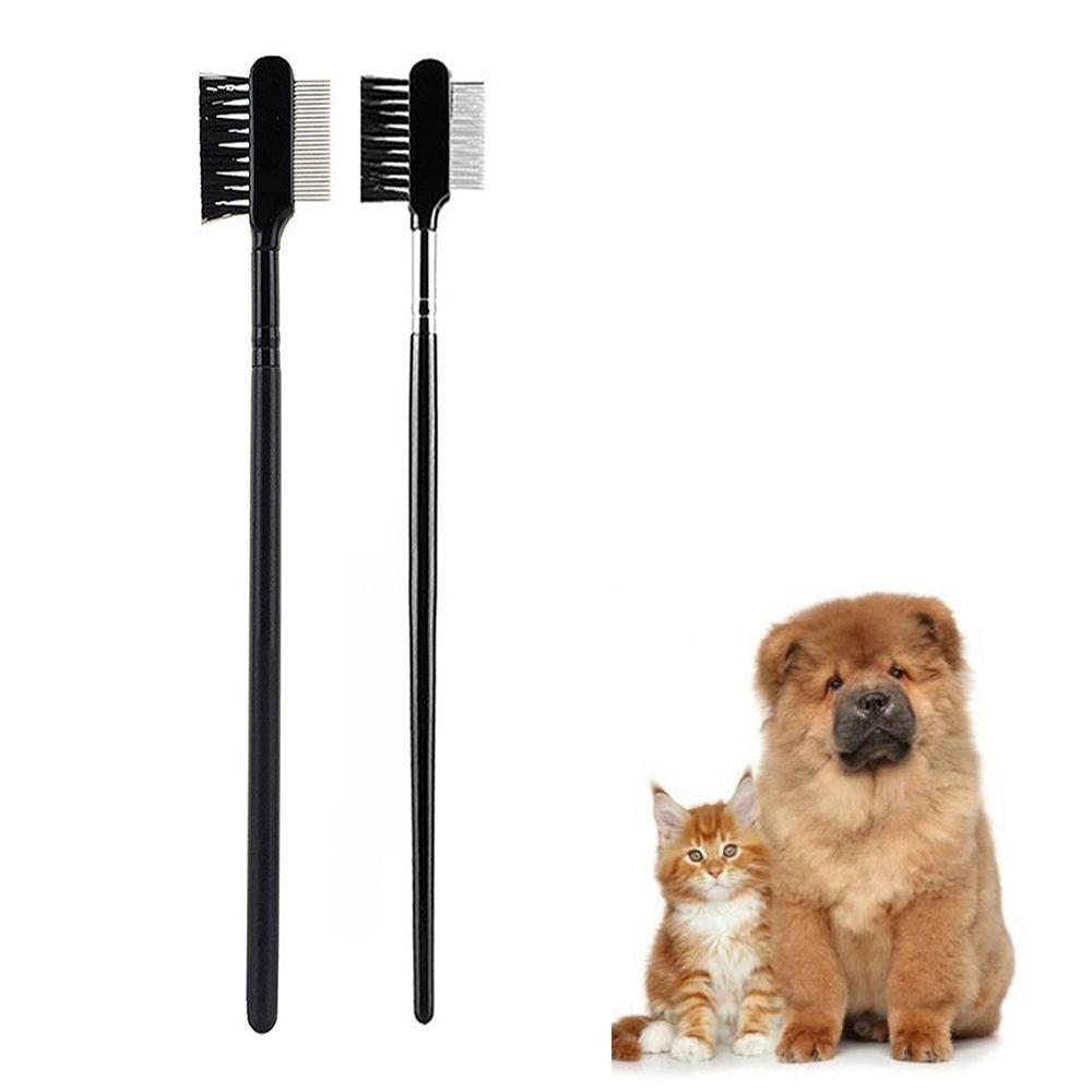 Pet Eye Brush Animal Tear Stain Removal Comb Double-sided Eye Grooming Tools Small Cats and Dogs Accessories