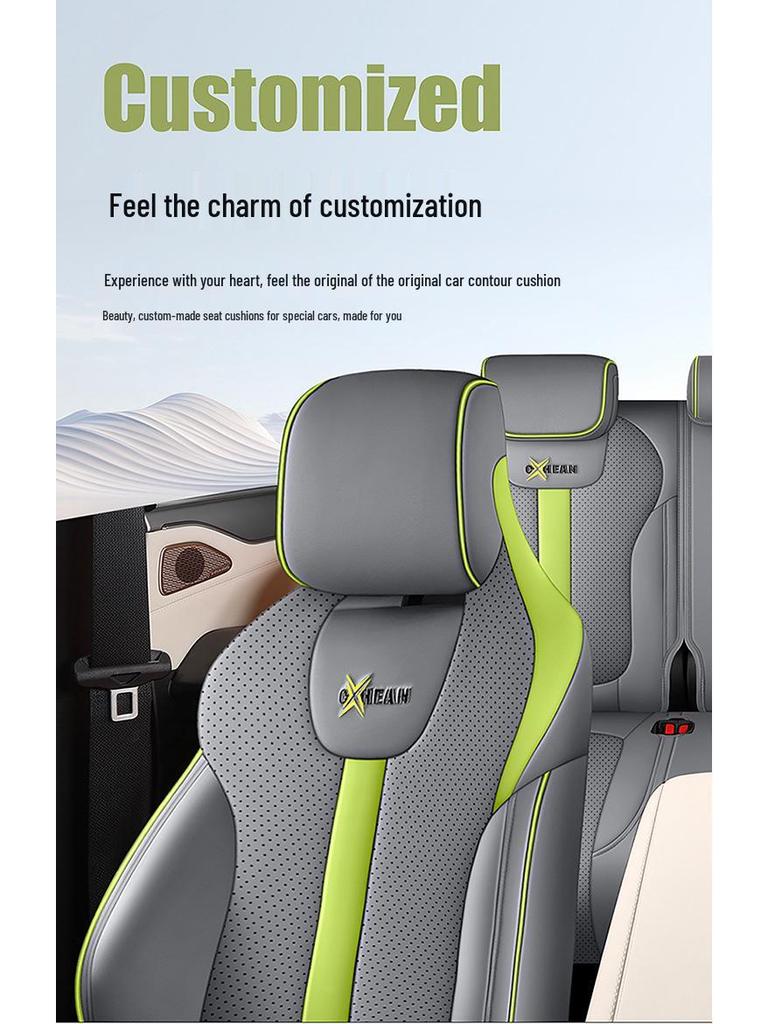 New Model Full Leather Car Seat Cushion for BYD Song L - Universal Four Seasons Use